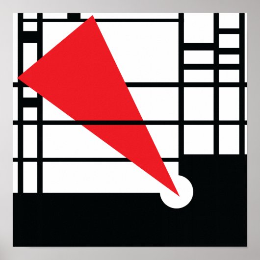 Lissitzky & Mondrian Poster (Voorkant)