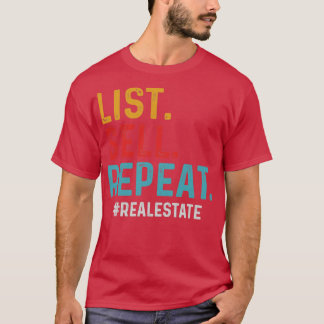 List Sell Repeat T-shirt