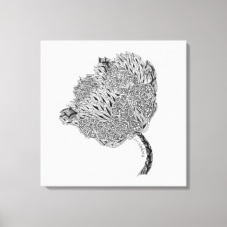 Listakora Bloem Canvas Print