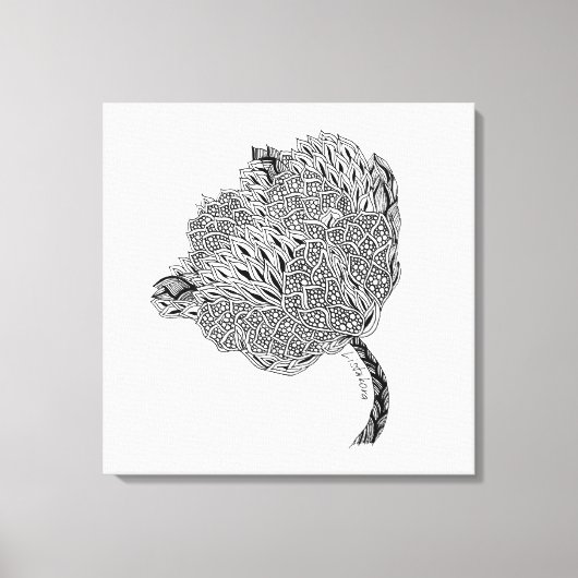 Listakora Bloem Canvas Print (Voorkant)