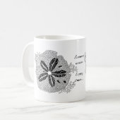 Listakora Seashell Coffee Mok -  (Voorkant links)