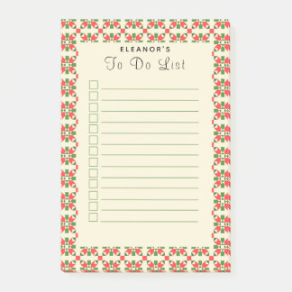 Liste d'achats de vacances de Noël Post-It Note