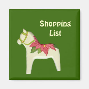 Liste d'achats Poinsettia Magnet