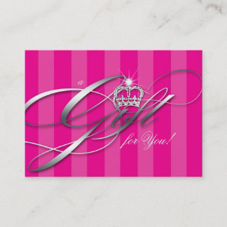 Liste de cheveux Certificat cadeau Pink Stripes Co