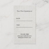 Liste de cheveux Ciseaux & Fleurs Rendez-vous rust (Dos)