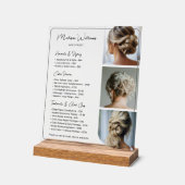 Liste de cheveux Salon Services Tarifs (Angle)