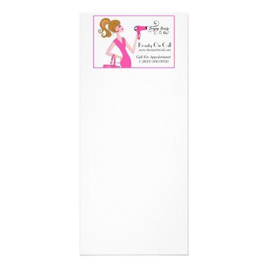 Liste De Cheveux Sur Les Cartes De Rack D'Appel (Devant)