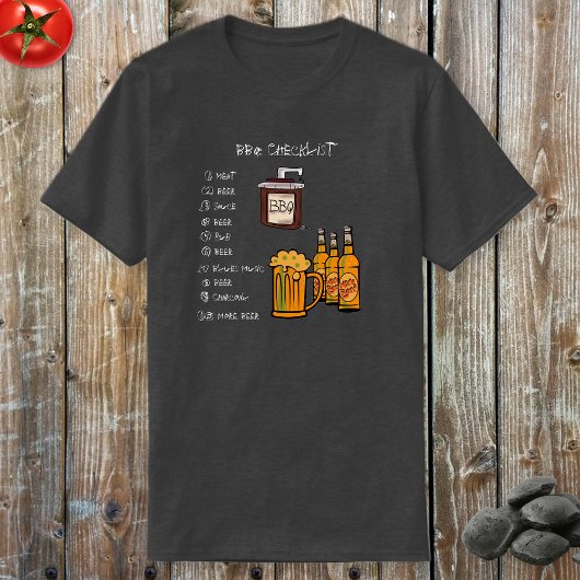 Liste de contrôle BBQ (avant) TShirt