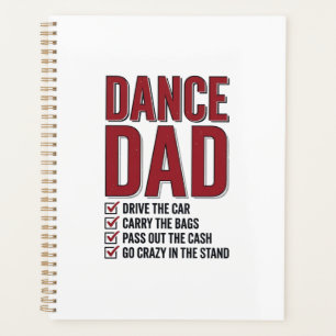 Liste de contrôle Dance Dad Design de gravure vint