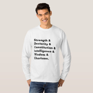 Liste de mots inspirés Dungeons Dragons T-Shirt Ho