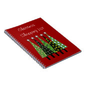 Liste de Noël Note Livre (Côté Droit)