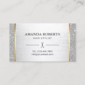 Liste de Parties scintillant en argent Rendez-vous (Devant)