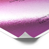 Liste de prix affiche Glam moderne (Coin)