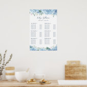 Liste de prix Blue Hydrangea Poster (Cuisine)