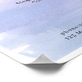 Liste de prix d'aquarelle moderne Poster (Coin)