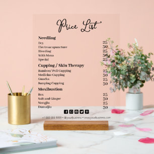 Liste de prix d'entreprise simple