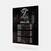 Liste de prix des coiffeurs professionnels (Angle)