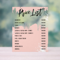 Liste de prix du salon chic de peinture blanche