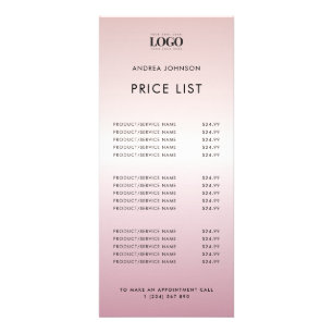 Liste de prix du service de logo minimaliste Gold