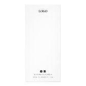 Liste de prix minimale Modern Heart Script & Logo (Dos)