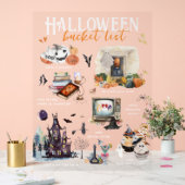 Liste de souhait Halloween | Illustrations aquarel (Mariage)