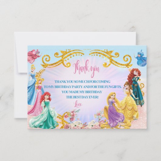 liste    des cartes de remerciements d'anniversair (Devant)