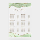 Liste des prix de Jade Green Agate (Recto)