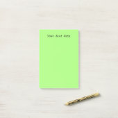 Liste verte à faire Post-it (Sur un bureau)