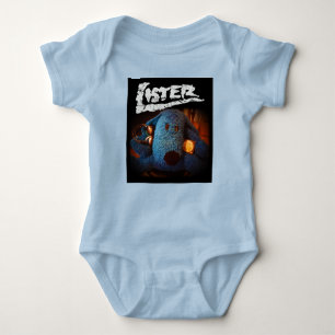 Lister samfella hundur með disk romper