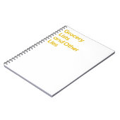 Listes d'épicerie et autres Carnets (Côté gauche)