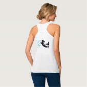 Lit Candle Flowers Thunder_Cove Tanktop (Volledige Achterkant)