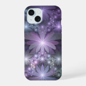 Lit de fleurs Art Fractal Abstrait tendance brilla (Verso)