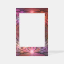 Lit De Fleurs Coloré Brillant Art Fractal Abstrait