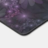 Lit de fleurs tendance brillant art fractal abstra (Coin)