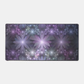 Lit de fleurs tendance brillant art fractal abstra (Recto)