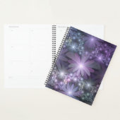 Lit de fleurs tendance brillant art fractal abstra (Devant avec enveloppe)