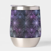 Lit de fleurs tendance brillant art fractal abstra (Droite)