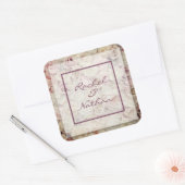 Lit des Stickers Rose de mariage favori (Enveloppe)