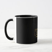 Lit Divinité Lit Lioness Mug - Noir & Or (Gauche)