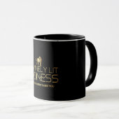 Lit Divinité Lit Lioness Mug - Noir & Or (Devant droit)