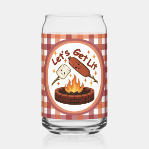 Lit Firepit - mignon Marshmallow & Hot Dog