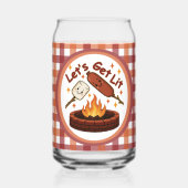 Lit Firepit - mignon Marshmallow & Hot Dog (Verso)