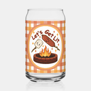 Lit Firepit - mignon Marshmallow & Hot Dog