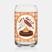 Lit Firepit - mignon Marshmallow & Hot Dog (Verso)