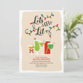 Lit Holiday Invitation (Debout devant)