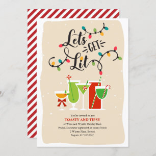 Lit Holiday Invitation