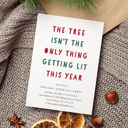 Lit | Invitation Cocktail de vacances