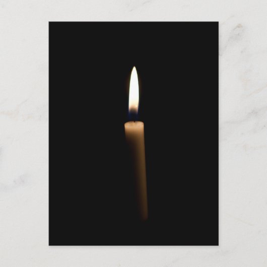 Lit-kaars Briefkaart (Voorkant)