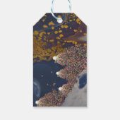 Lit kerstboom cadeaulabel (Achterkant)