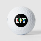 Lit Kerstmis Golfballen (Voorkant)